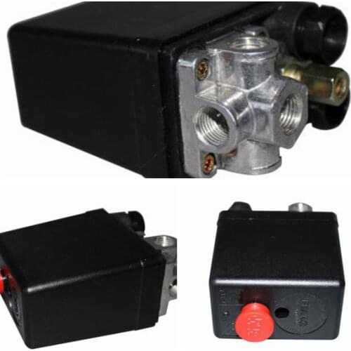 240V 15A 115 PSI 4 Port 1/4 NPT Air Compressor Pressure Automatic Switch