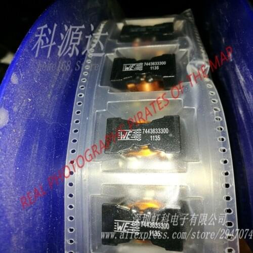 5pcs/lot 7443633300 SMD POWER-CHOKE WE-HCF 2013 FIXED IND 33UH 12A 11.4 MOHM