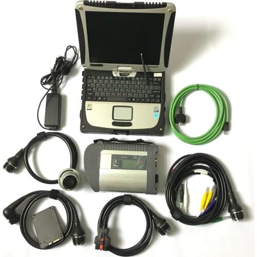 A+++ Quality V2020.06 software SSD MB STAR C4 MB SD Connect Compact 4 Diagnostic Tool with WIFI for Panasonic CF19 Laptop 4g
