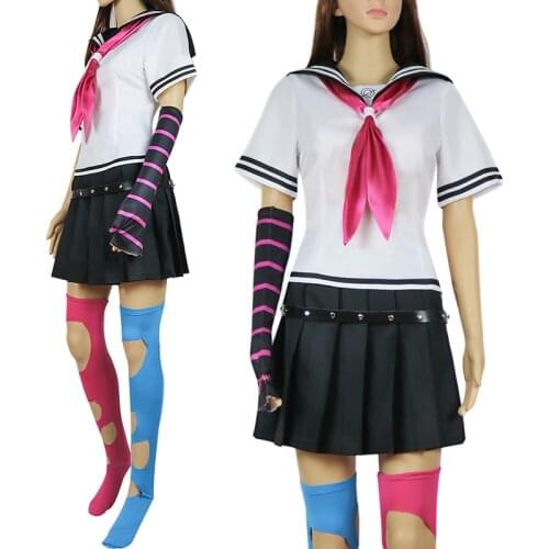 Anime Cosplay Costume Mioda Ibuki Cosplay Danganronpa Trigger Happy Havoc Sailor Suit Jk Uniform Class Suit
