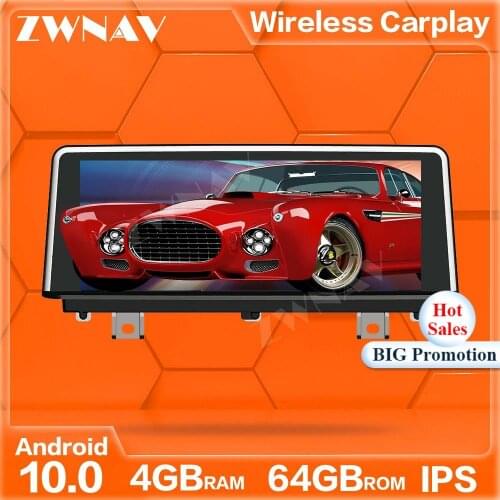 4+64 Android 10.0 screen Car Multimedia Player For BMW X1 F48 2015 2016 2017 2018 gps navi Auto Audio Radio stereo IPS head unit