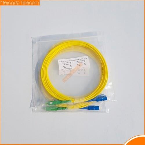 SC/UPC-SC/APC-SM 3mm Fiber Optic Jumper Cable Single Mode Extension Patch Cord 831D