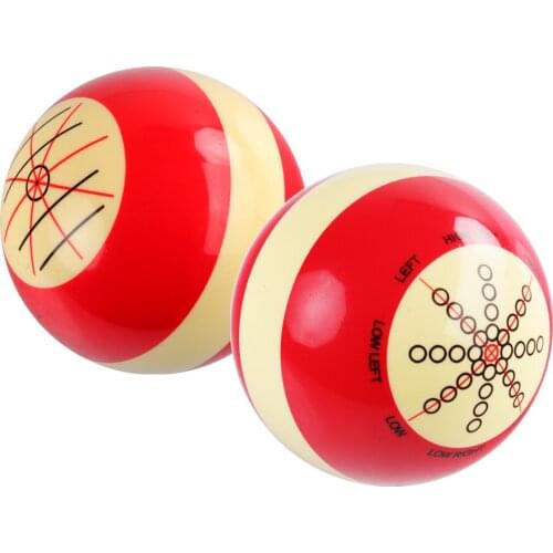 Billiard Ball Double-sided Design Pool Billiard Practice Training Cue Ball Billiard Pool Ball 57.2mm Ball Billiard Accessories