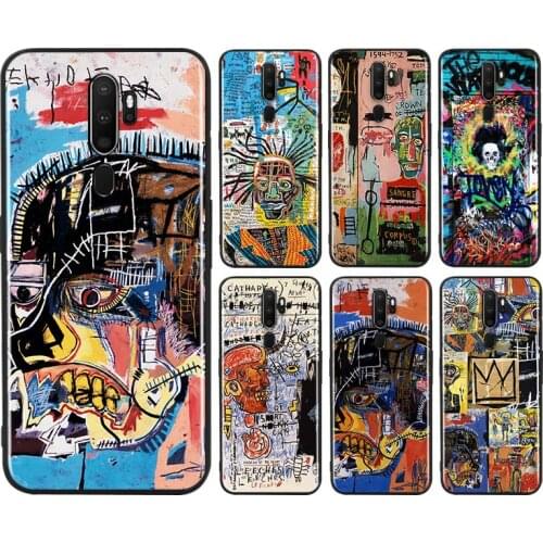 Jean Michel Basquiat Art Graffiti For OPPO AX7 A1K A94 A93 A92S A73 A72 A53S A52 A32 A31 A12E A11X A9 A5 2020 Soft Phone Case