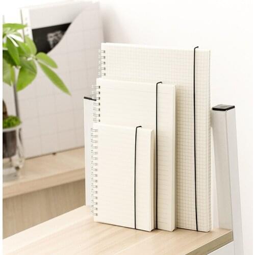 B4 A5 A6 Diary Notebook School Supplies Diary Pp Coil Grid Point Blank Sketch Book Planner Schedule Notepad Office Stationery