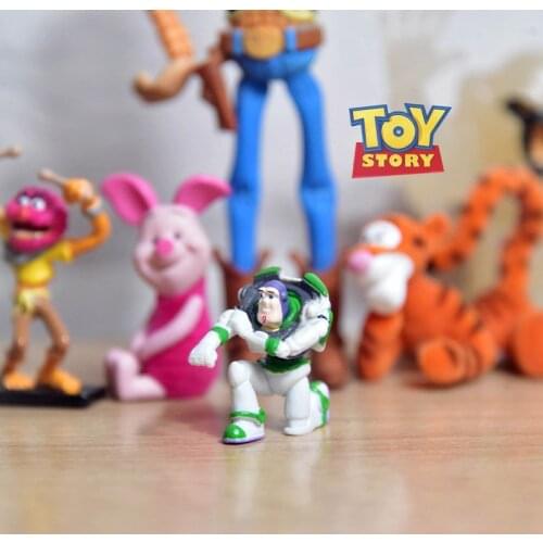 48PCS 2.5cm Disney Toy general mobilization bath light-year Mini cartoon doll model toy DIY