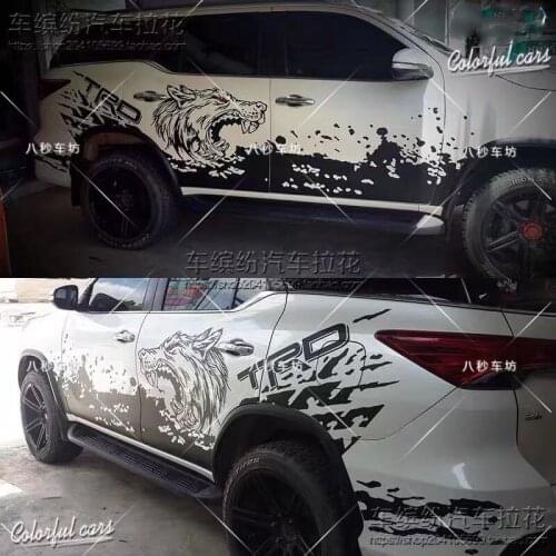 Car stickers FOR Toyota Prado 2010-2020 Body exterior decoration modified personalized custom decals
