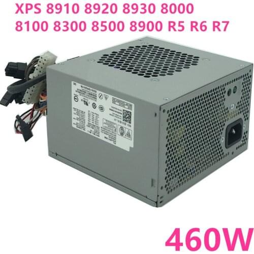 New PSU For Dell XPS 8000 8300 R5 R6 R7 460W Power Supply D460AM-02 HU460AD-00 DGX9R 6GPR9 WY7XX HMCPC 6GXM0 7YC7C PCB030
