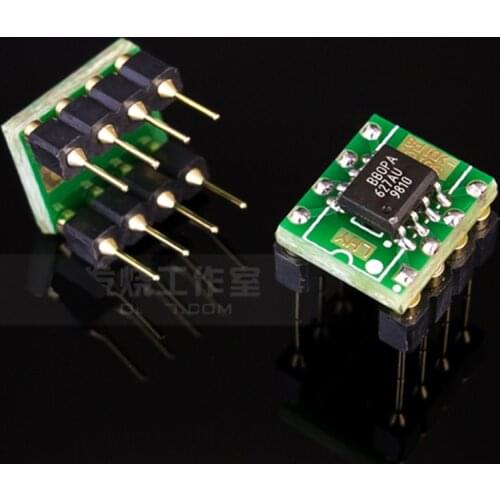 OPA627AU Single Op Amp SOP8 To DIP8 Audio Operational Amplifier Conversion Board