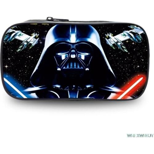 Stars Wars Print Pencil Case Teens Stationery Bag Boys Girls Pencil Holder Kids Wallet Pen Bag Children Gift