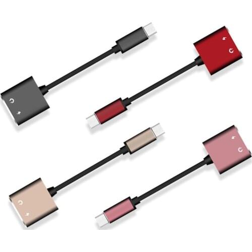 USB Type C To 3.5mm Earphone Jack Adapter For Leeco Le Max 2/Pro 3 S3 Aux Audio Cable Headphone Charger Charging USB-C Converter