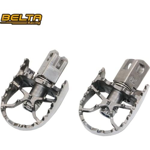 Stainless Steel Motorcycle Foot Pegs Front Footrest For CFMOTO MT650 /650G