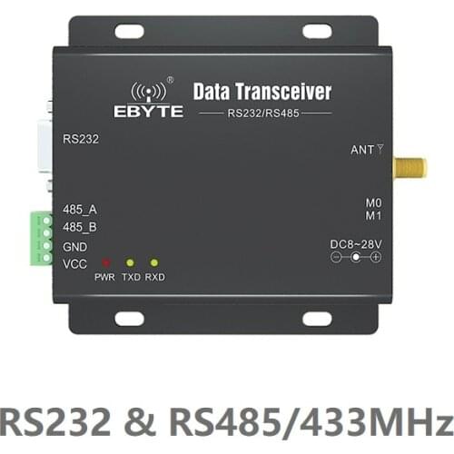 E32-DTU-433L37 LoRa SX1278 433MHz Long Range 5W Transceiver Receiver 37dBm 20km RS232 RS485 wifi Serial Port Data transmission