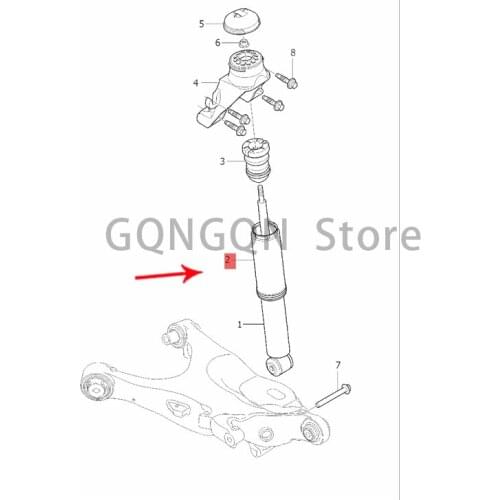 CAR rear machine dust cover 2015-2020vol voxc90 xc60 v90 cross country v90 v60 s90l s90 Dust blocking cover Shock absorber dust