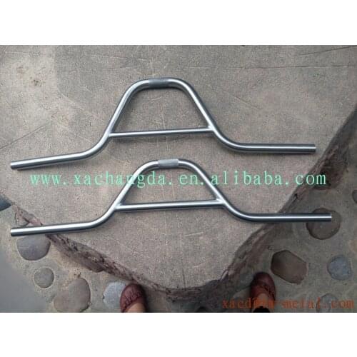 Titanium BMX handlebar with handing brush finished super light Ti BMX bike handle bar XACD 400mm titanium BMX handlebar