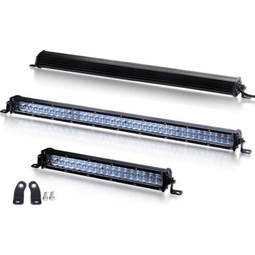 LED Light Bar 10 inch 20 Inch Ultra Slim 5D 120W 240W spot beam barra led 4x4 accessories off road led work lights Lamp12V 24V