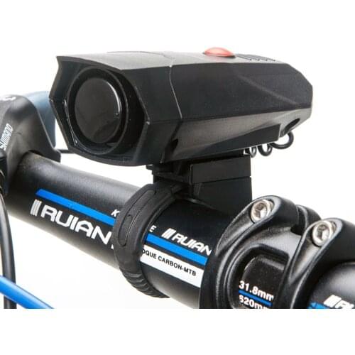 Bicycle ABS Plastic Bell Cycling Electronic Horn Bike Handlebar Ring Bell Horn Loud Air Alarm Bell Sound 120db Bicycle Horn Safe