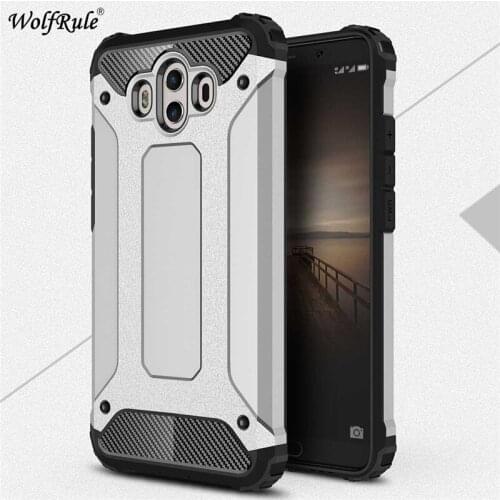 WolfRule Huawei Mate 10 Case Huawei Mate 10 Anti-knock Soft Silicone + Hard Plastic Case For Huawei Mate 10 Phone Case Capa 5.9"