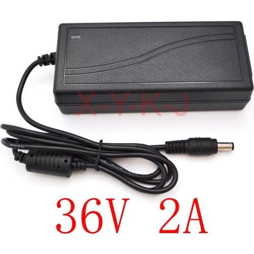 1PCS 36V 2A High quality IC solutions AC 100V-240V DC 36V 2A Switch power supply, 72W LED adapter, 2000mA 5.5mm*2.1-2.5mm