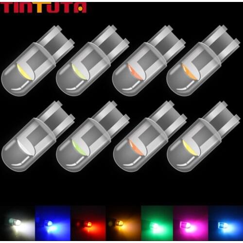 20PCS T10 W5W WY5W COB LED car led Car Wedge Parking Light Turn Side Bulbs Instrument Lamp Auto License Plate Light White