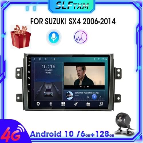 Android 10 2 din Car Radio Multimedia Video Player Navigation GPS IPS Screen For Suzuki SX4 2006-2011 2012 2013 2 din FM Stereo