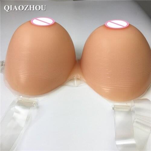 1400 g large breast forms silicone borsten cup e transexuales crossdresser boobs