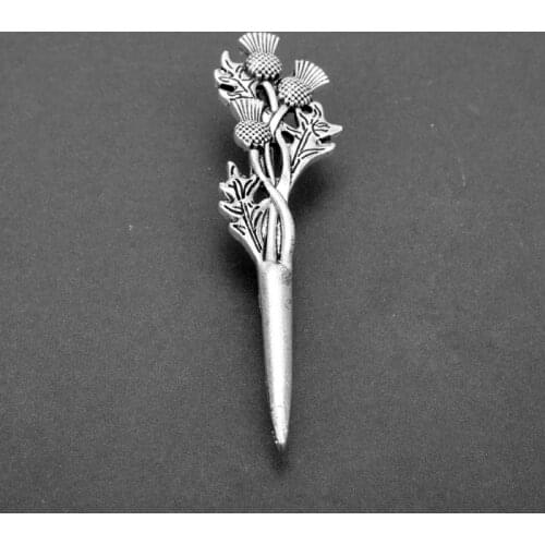 Scotland Thistle Sword Brooches Pins Fashion National Flower Brooch Outlander Jewelry Gift For Men Women Accessories
