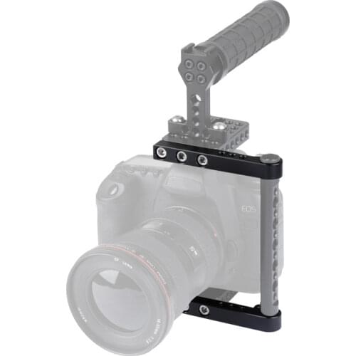 CAMVATE 2pcs 106mm Cheese Cross Bar Replacement Part With 15mm Single Rod Adapter &1/4"-20 Thread Screw For DSLR Camera Cage Rig