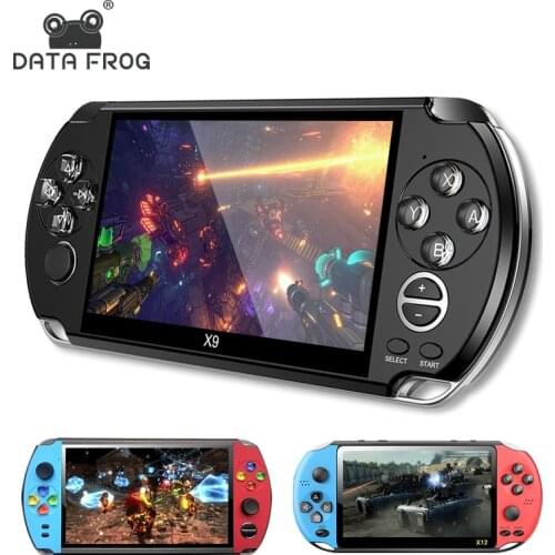 DATA FROG 4.3/5/7 inch Portable Handheld Game Console Dual Joystick Retro Video Game Console Support TV Output With MP3/Movie