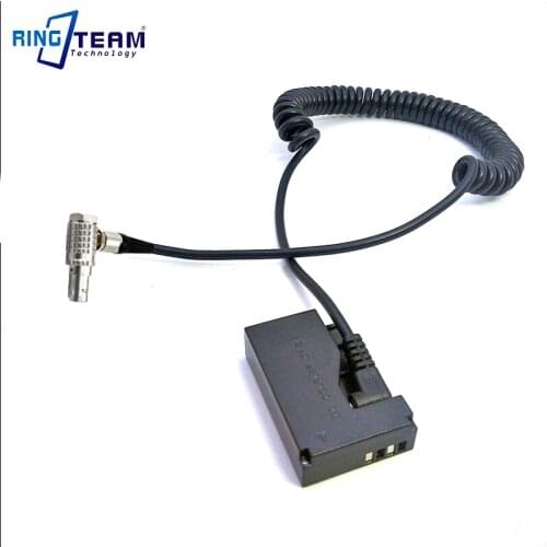 DR-E15 Coupler LP-E12 Fake Battery With LEMO 2Pins DC Cable Fits for Canon digital cameras for Canon EOS Rebel SL1 & 100D