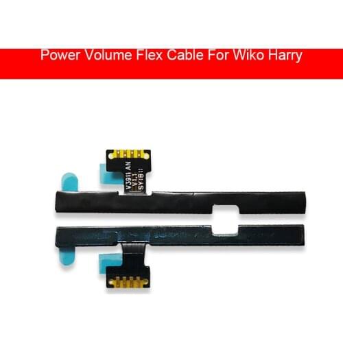 Power & Volume Flex Cable For Wiko HARRY Side Key Button Switch On Off Audio Control Flex Cable Repair Replacement Parts