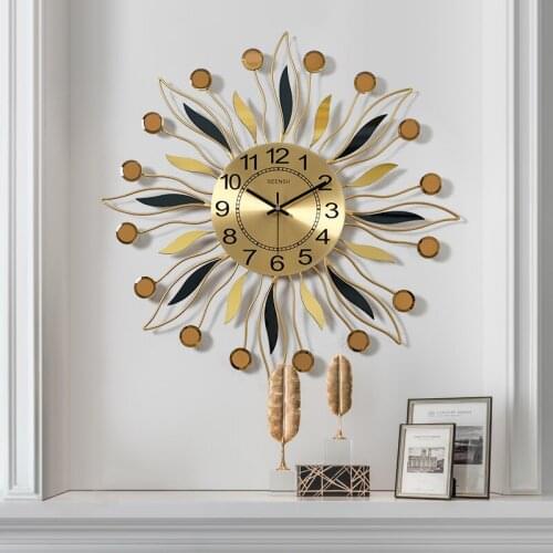 Nordic Clocks Wall Home Decor Living Room Modern Decor Wall Digital Clock Housewarming Gift Reloj De Pared 3d Wall Clock Metal