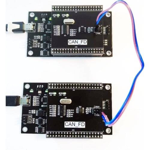 CANFD Development Board CAN STM32F427VI + MCP2518FD + ATA6563 SPI Interface