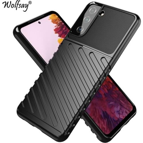 Rugged Fiber Shield Cover For Samsung Galaxy S21 Plus Case Anti-knock Full Cover Case For Samsung Galaxy S30 Plus Case S20+ S30