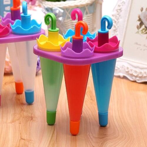 Sardine Umbrella Shape Ice Cream Popsicle Mould Ice Cube Mold Pudding Jelly Molds DIY Children Kitchen Ice Making Tools