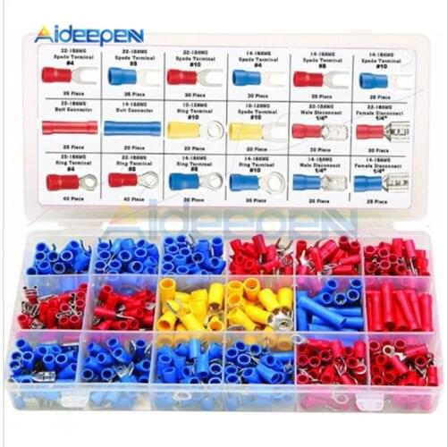 Tubular Terminal Various Styles Box-packed Electrical Tube Ferrule Terminal Insulated Wire Connector Crimping Terminals Kit Set