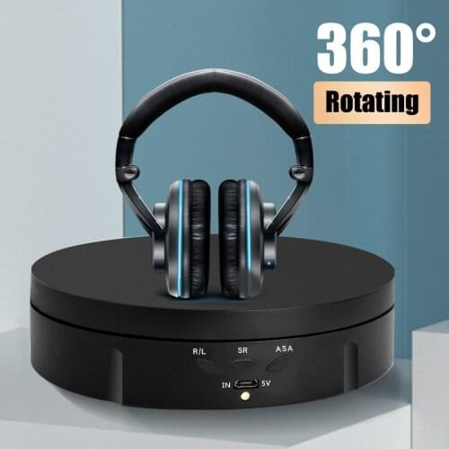 3 Speeds Intelligent Swivel Bracket Rotating Turntable Display Stand Charge Battery Jewelry Watches Max Loading Electric Smart