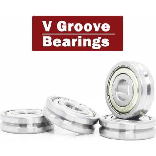 V103009 V Groove Sealed Ball Bearing ( 4PCS ) 10*30*9 mm Pulley Wheel Bearings V2/1 V3/1 Guide Track Rlooer Bearing