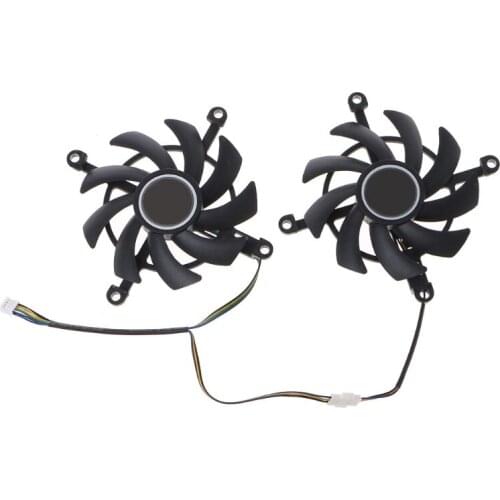 2Pcs 85MM 4Pin Cooling Fan for for Colorful GTX 2060 SUPER GTX1660 1660ti 12V