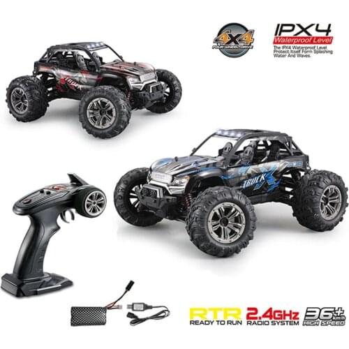 Xinlehong 9137 1/16 2.4G 4WD 36km/h RC Car W/ LED Light Desert Off-Road High Class Truck RTR Toy