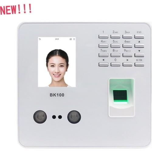ZK BK100 TCP/IP USB Biometric Fingerprint Face Facial Recognition Employee Time Attendance Machine Time Clock Recorder Device