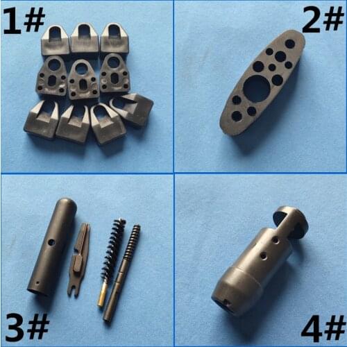 10PCS Recoil Reducer 7.62 x 39 Buffer Pad Shock Absorbing Polymer Reduction AK47 cleaning kit Rubber Recoil Buttpad