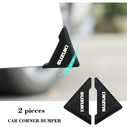 2PCS Car Door Corner Cover Bumper Protector Anti-Scratch Sticker For Suzuki Grand Vitara SX4 Swift Jimny Kizashi Liana Wagon