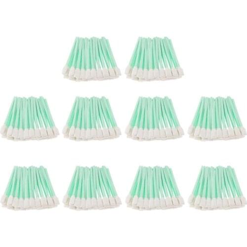 500 Pcs Solvent Cleaning Swabs Stick for Roland Mimaki Inkjet Mutoh Printer