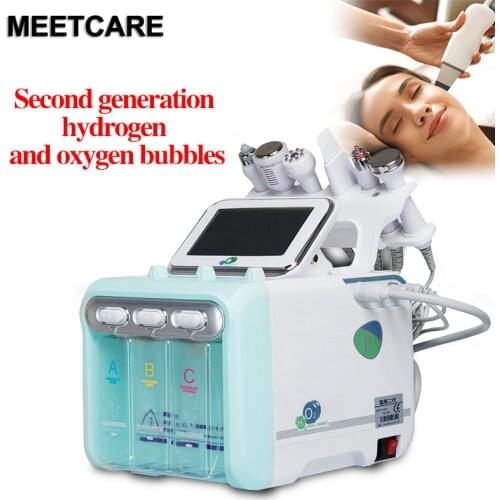 6 In 1 H2O2 Water Oxygen Jet Peel Hydra Beauty Skin Cleansing Hydra Dermabrasion Face Machine Water Aqua Peeling