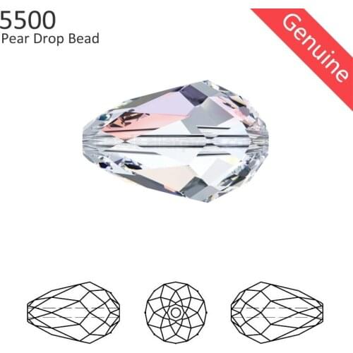 1 piece) 100% Original Crystal from Swarovski 5500 Pear bead Made in Austria loose beads rhinestone for DIY jewelry making