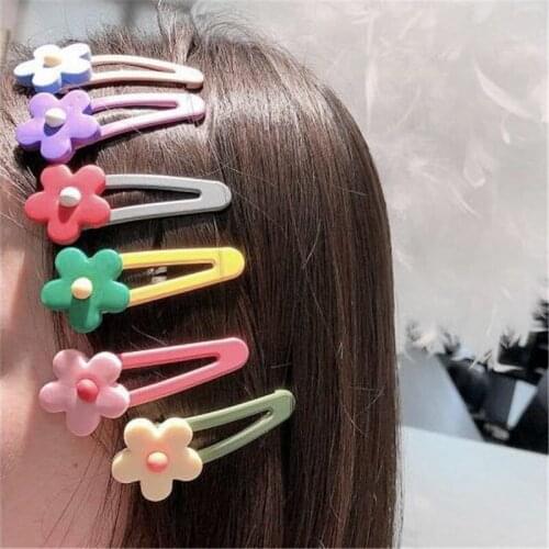 Baby Hair Chiffon Flower Clips Newborn Baby Girl Hair Clips Hair Accessories Kids Hair Barrettes Girls Flower Clips