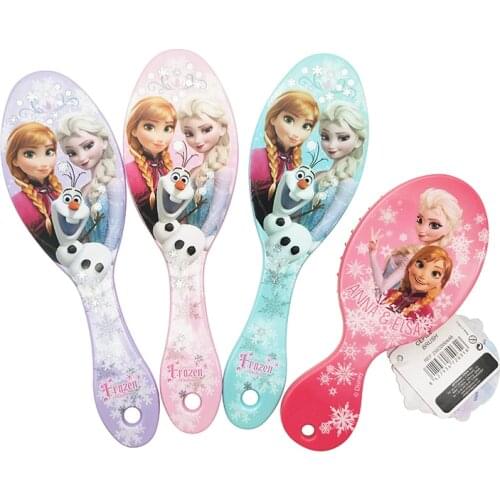 Disney Frozen Comb for Girls Princess Minnie Mouse Hair Brushes Hair Care Baby Girl Care Mickey Hair Comb Disney Toys