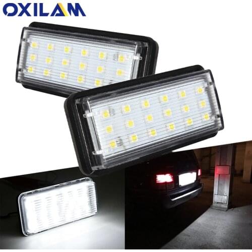 For Toyota Land Cruiser 120 Prado Land Cruiser 200 No Error LED White Rear Number Plate Light Auto Lamp for Lexus GX470 LX470