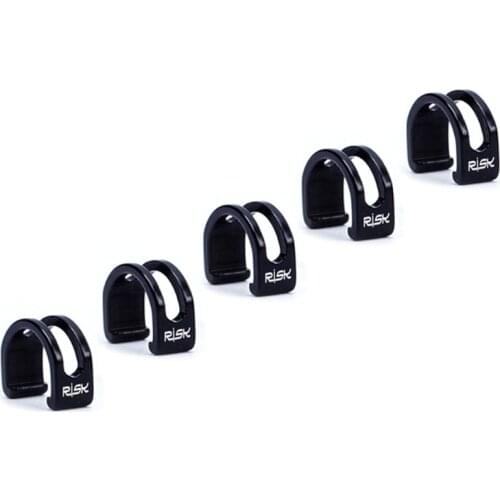 Wearproof Brake Cable Housing Commonly Used Bicycle Parts Brake Cable Housing 5Pcs C-Shape Clasps Organizer